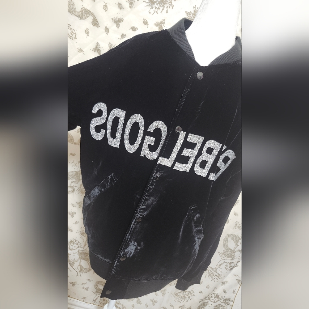 Undercover AW02 'Rebelgods' Velour Bomber Jacket - witches cell division Xl - Picture 2 of 6